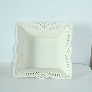 Skye McGhie Nostalgia  6"  Square Dish Fine Porcelain